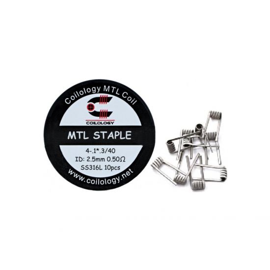 Coilology MTL Staple SS316L Coil